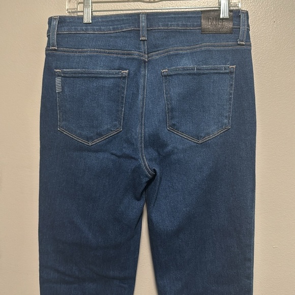 PAIGE Blue Straight Leg Jeans Classic Style - Picture 5 of 10